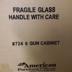 6 Gun Cabinet Brand New