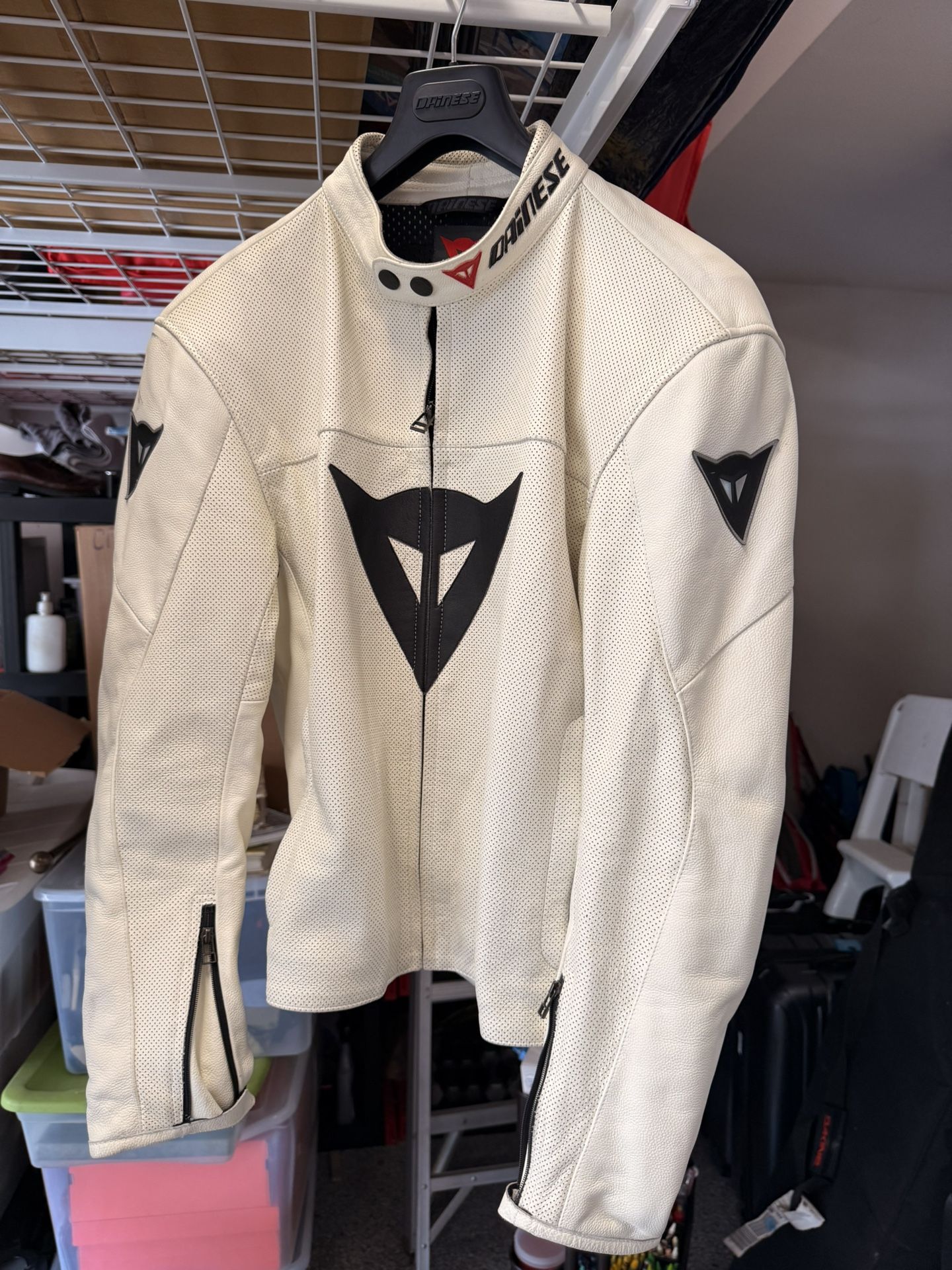 Limited Release Dainese Sport Pro Perforated Leather Racing Jacket - Like New