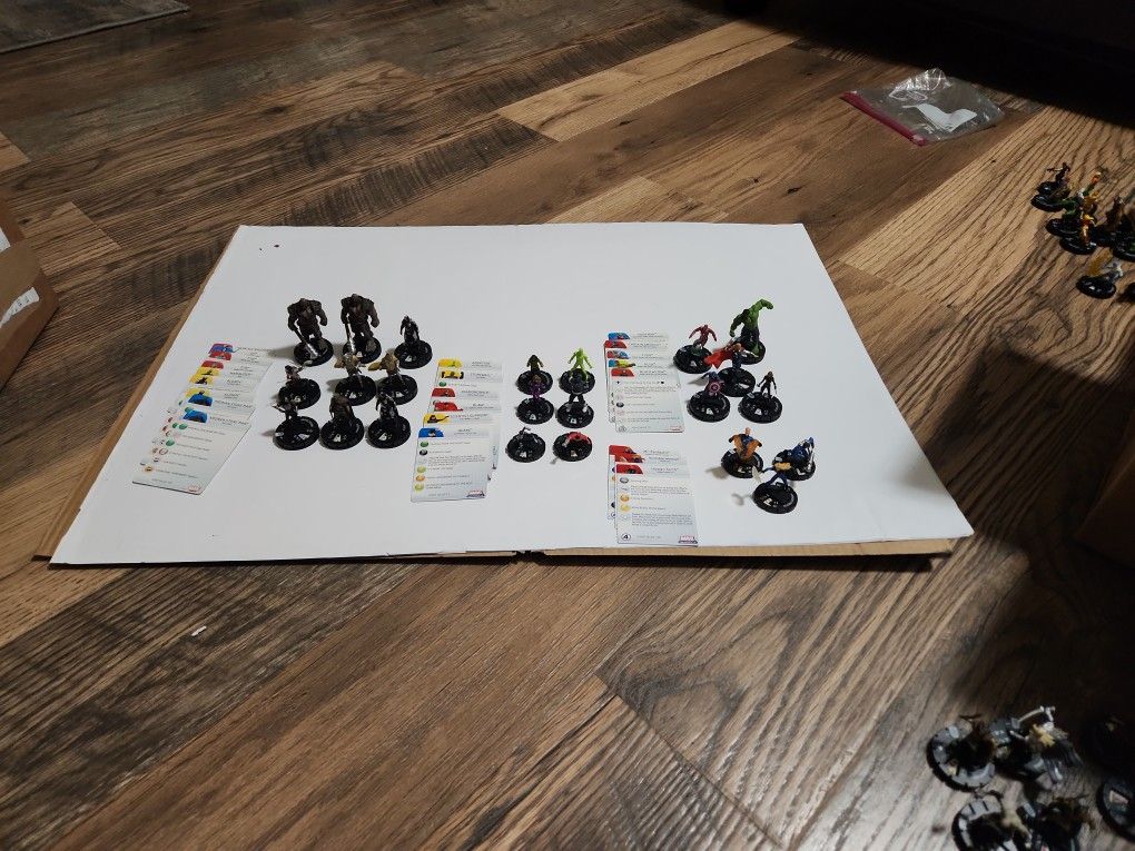 Heroclix MARVEL  Figures Plus TMNT AND LOTR