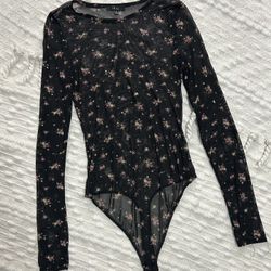 Sheer Long sleeve Bodysuit 