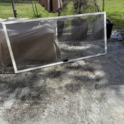 Sliding screen mesh door