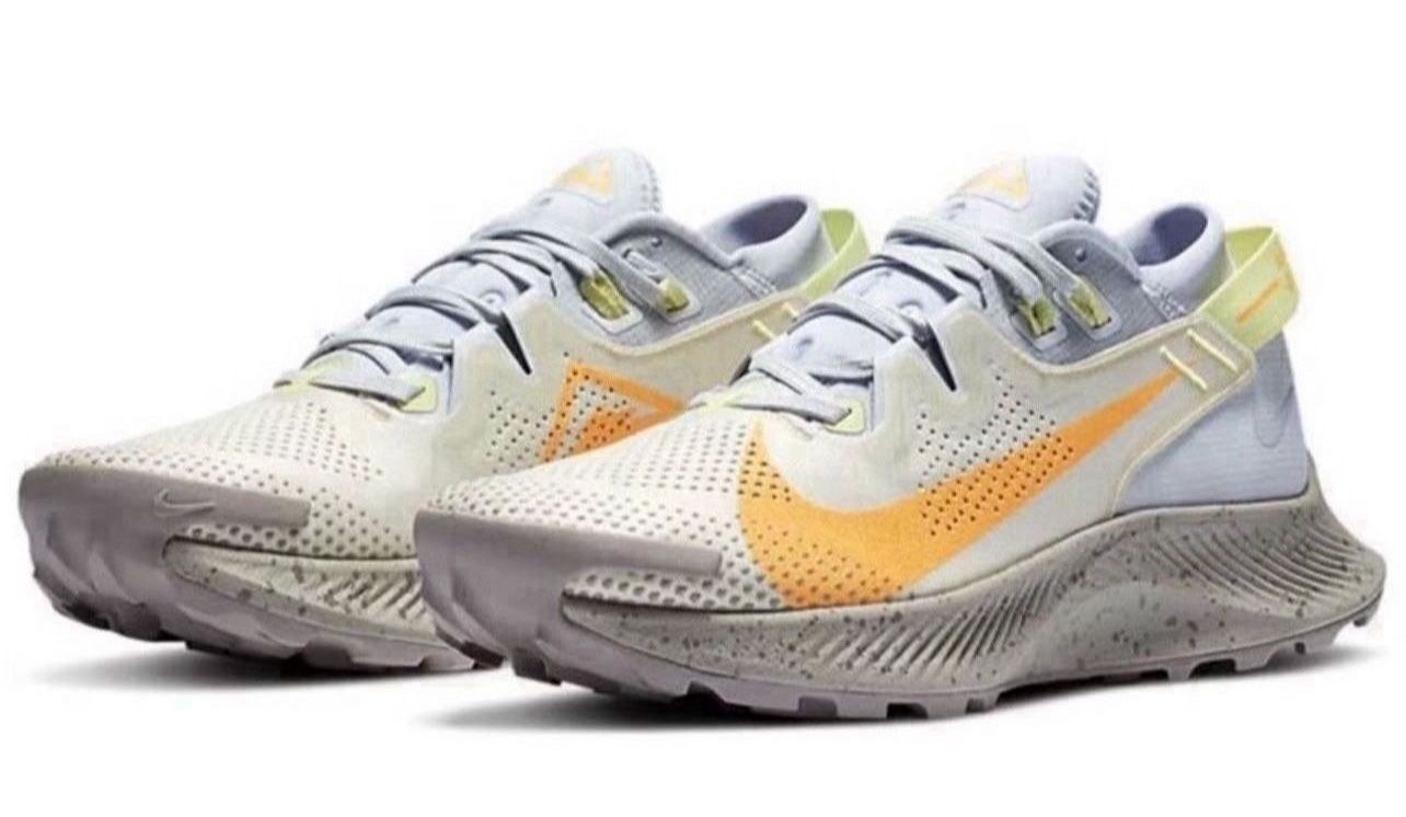 Nike Pegasus Trail 2 Pure Platinum Fossil Laser Orange Women's CK4309-001 