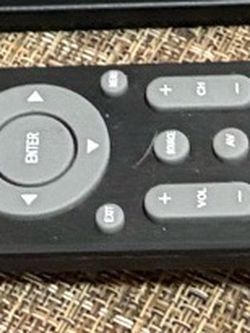 Black TV Remote Control