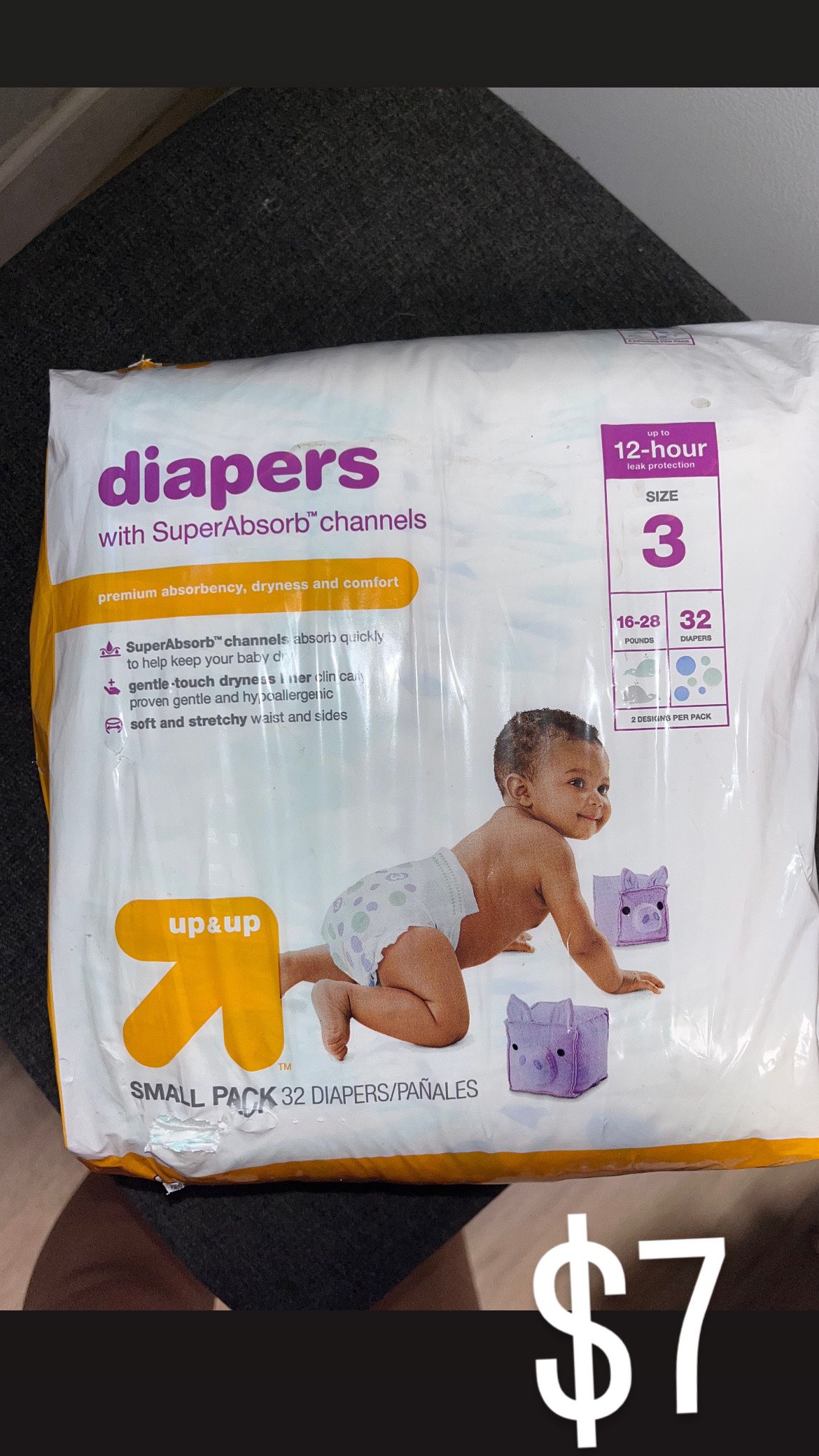 Target SIZE 3 Diapers