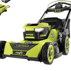 Brand new Ryobi 40V AWD lawnmower