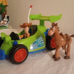 Disney Toy Story Woody Bullseye RC Car Small Toys