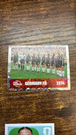 Germany 1974 panini sticker