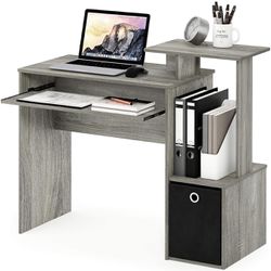 NEW Gray Writing Computer Desk