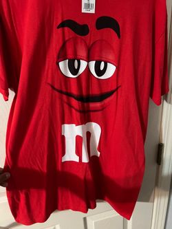 Red M and M shirt