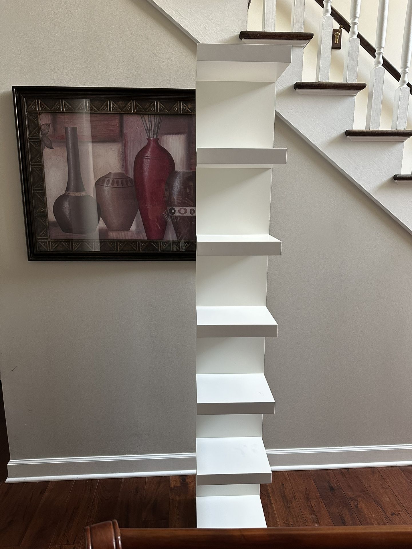 White Book Shelf Or For Displaying Decor