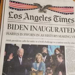 Biden / Harris Inaugurated Newspaper 1/21/21