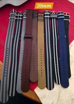 23 watch strap lot nylon straps, FKM RUBBER strap, leather strap