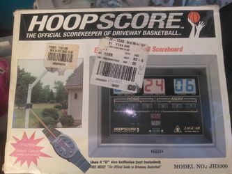Basketball electronic shot clock and score keeper