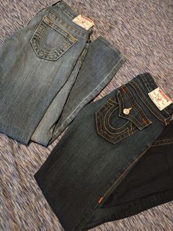 (2) TRUE RELIGION JEANS~