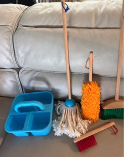 Kids Pretend Play Cleaning Set