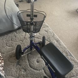 Hybrid Knee Scooter With Basket