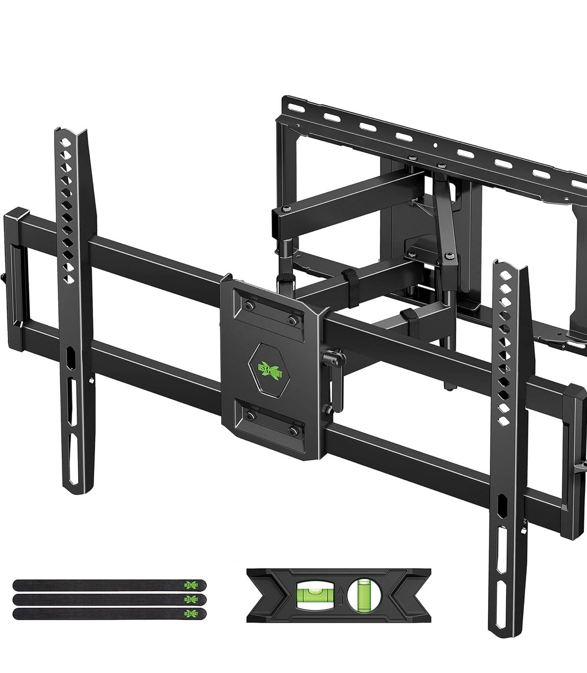 USX Mount Full Motion TV Wall Mount for Most 42-86 inch Flat Screen/LED/4K, TV Mount Bracket Dual Swivel
