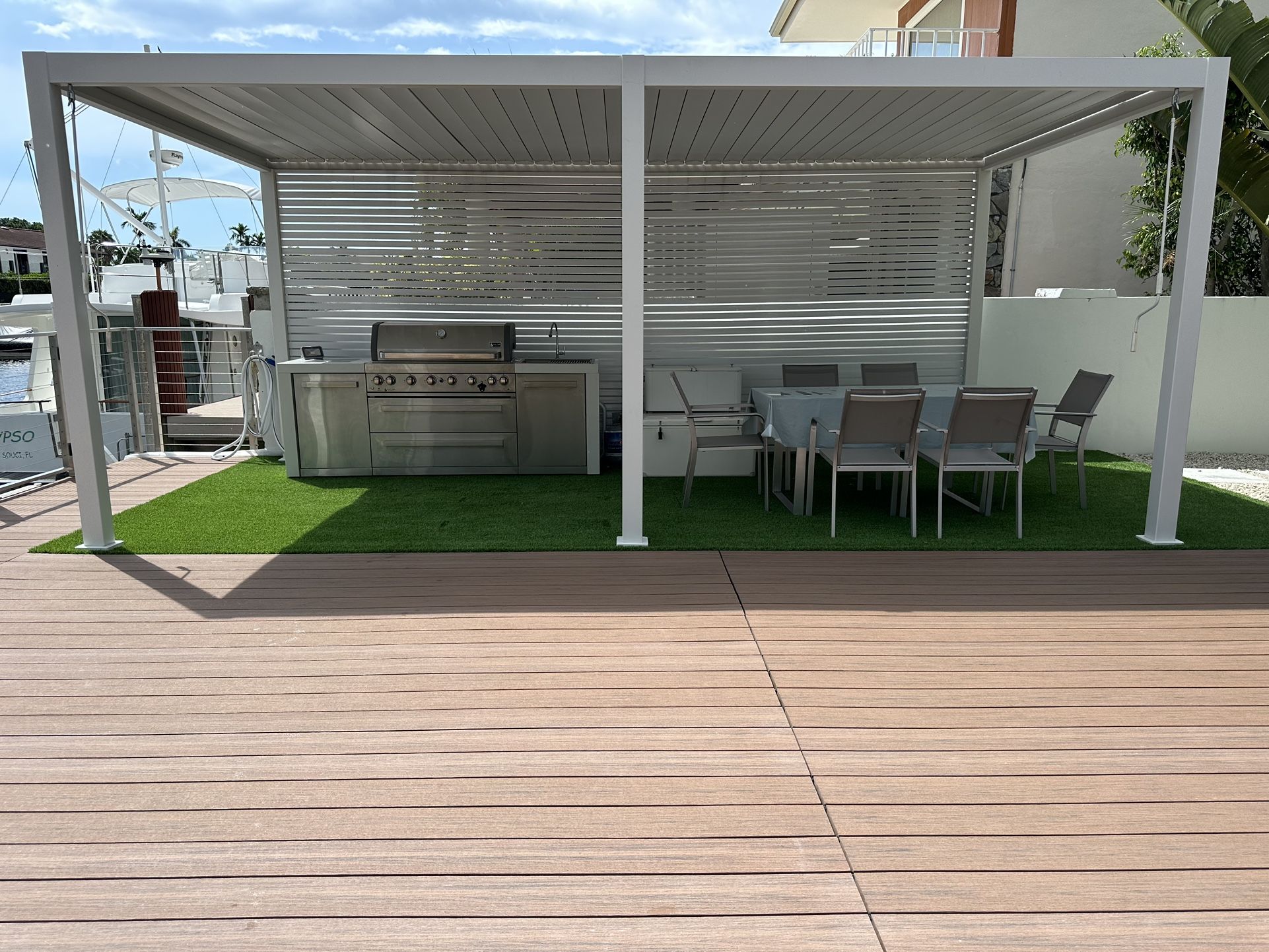 Outdoor Pergola Gazibo Aluminum