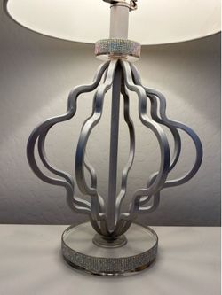 2 feminine table lamps $75 for set OBO