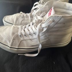 White high top vans