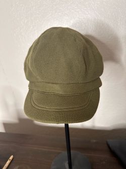 Olive Green Newsboy Cap