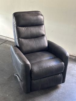 Leather Swivel Recliner Chair