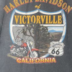 Vintage 2002 Harley Davidson Polo Shirt. Route 66 Victorville Ca. 2XL