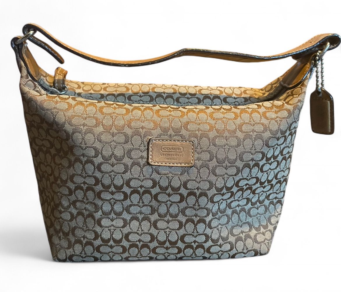 Coach Signature canvas shoulder bag in brown