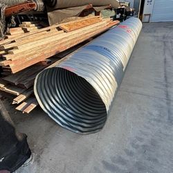 36 Inch Corrugated Metal Pipe 20 Ft Long 16 Gauge 