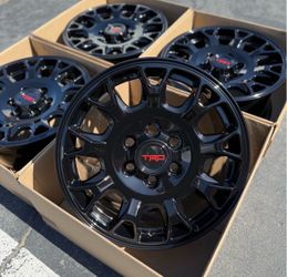 18” oem Toyota Tacoma factory wheels trd 18 inch gloss black Trd rims Tacoma
