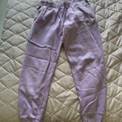 Youth Xl/womens Small Nike Purple Comfy Jogger Sweatpants 