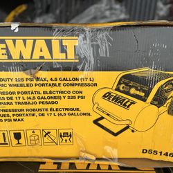 Dewalt 4.5 Gallon Heavy Duty Compressor 