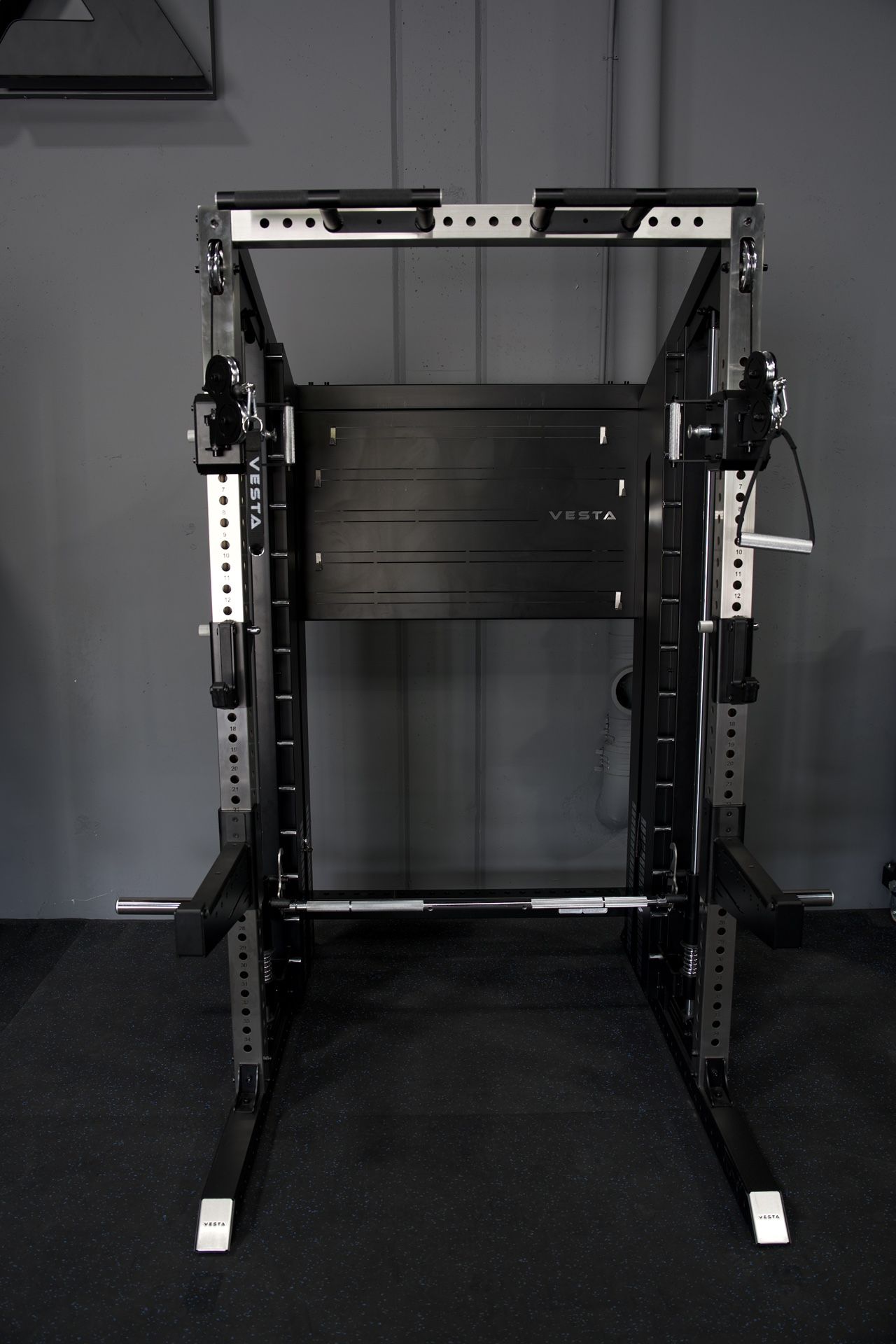 Vesta New Pioneer Series| Functional trainer | stainless steel | Aluminum wheels | smith machine|Adjustable Pull Up Bar| 200lbs weight stack| gym