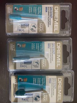 3 Dremel power carving bits NEW in Package