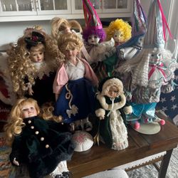 Porcelain Dolls From 70’s, 80’s, & 90’s