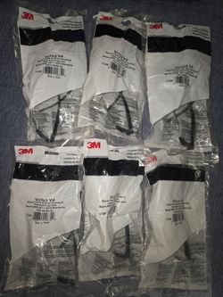 6-Pack 3M Virtua V4 Safety Glasses – Anti-Fog – NEW