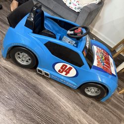 Toddler Ride On Racing Car With Charger