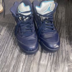 Blue 5s Size 10
