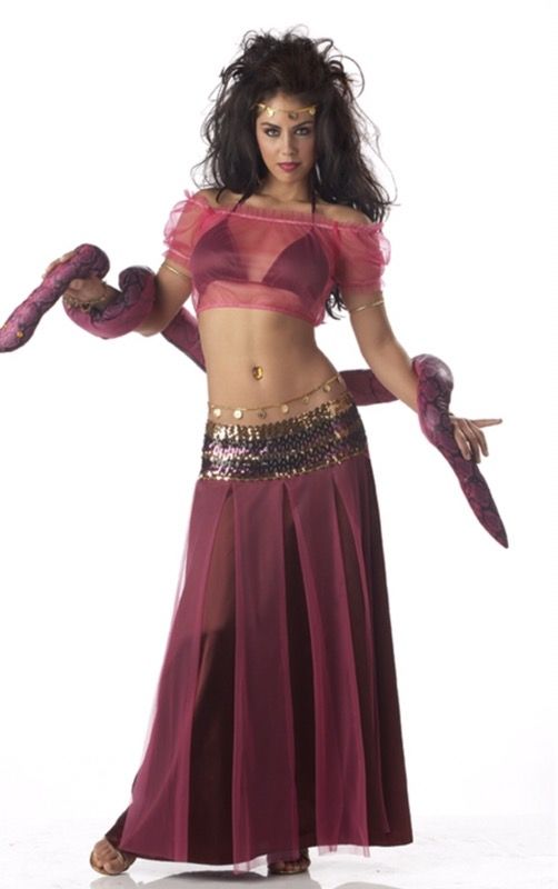 HALLOWEEN Costume Sexy Serena the Snake Charmer Adult SIZE Small