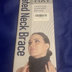 Heated neck brace