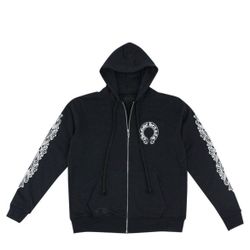 Brand New Authentic Black & White Chrome Hearts Hoody