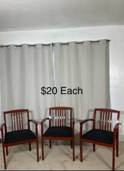 3 Cherry Accent Chairs $20 Each