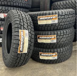 265/70/17 LT Arroyo All Terrain New Tires Installed And Balanced 