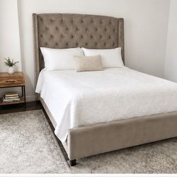 QUEEN VELVET  BED FRAME