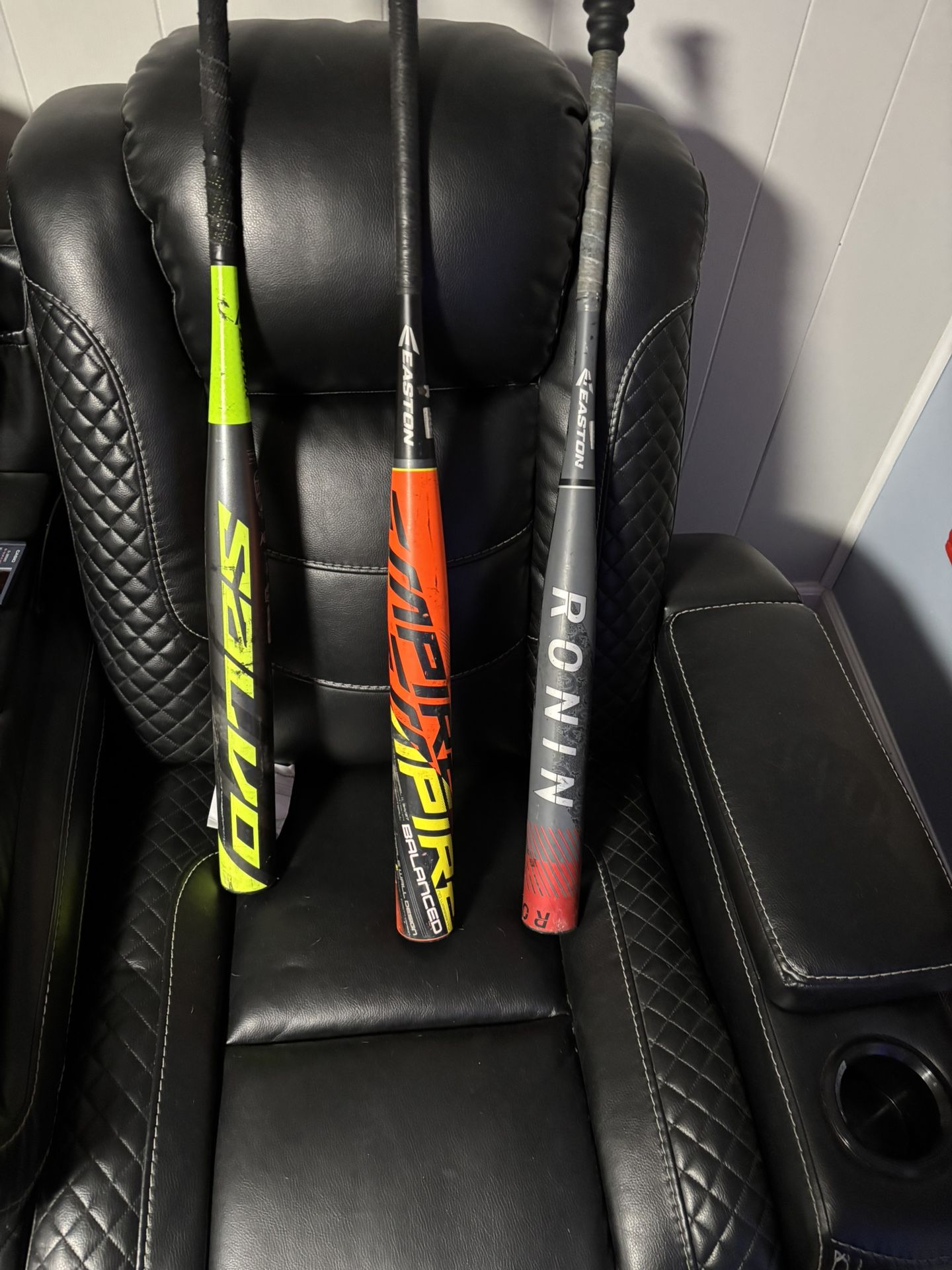 3 Easton Softball Bats (men’s 27oz)