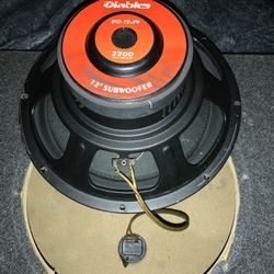 12” Diablo sub 2200watts