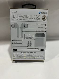 Sentry True Wireless Bluetooth Ear Buds Portable Charging Case White BT969 for Sale in Teaneck NJ OfferUp