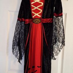 Girls Small Vampire Halloween Costume 