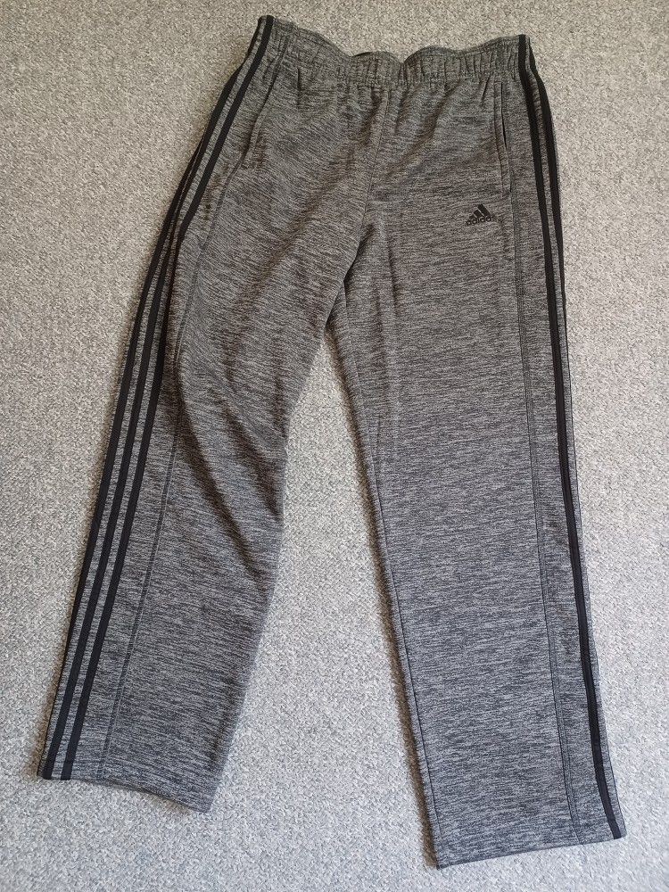 Adidas Gray Tech Fleece Pants Men Size Large