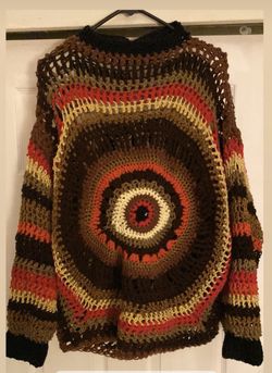 Crochet Eye Sweater